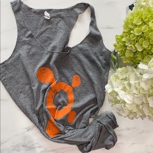 Orange Theory Racerback Bella Tank M gray soft